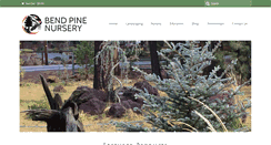 Desktop Screenshot of bendpinenursery.com